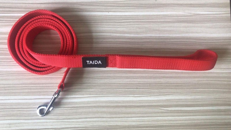 Taida Nylon Dog Leash with 2-Layer, 4 FT/ 6 FT/ 7FT Long, 1 Inch Wide for Medium Large Dogs - Image 5